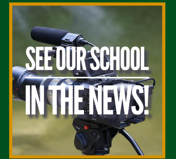 See our school in the news badge